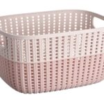 Корзинка плетеная Ardesto Sweet Home, 6.8 л, 286*215*150 мм, розовый, пластик