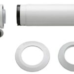 Bosch Коаксиальный гориз. комплект AZB 916: отвод 90° + удлинитель 990 - 1200 мм, диаметр 60/100 мм